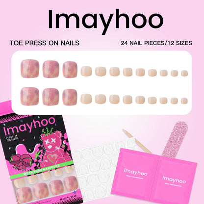Toe nail-Polychrome (24pcs)  IMHT0015