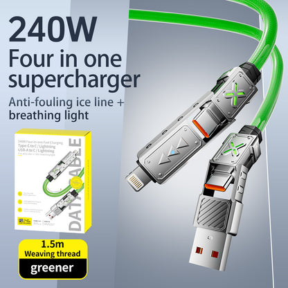 USB TYPE-C 4 IN 1 CABLE 1.5M 240W