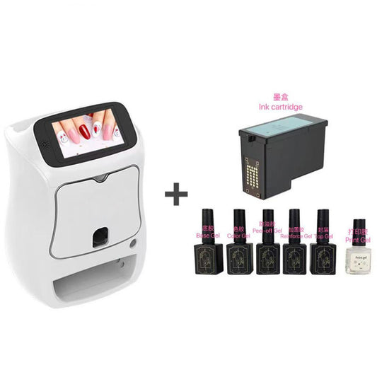 Digital Mobile Nail Printer 3D Nail Painting Machine