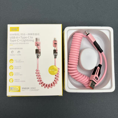 USB TYPE-C 4 IN 1 CABLE 1.5M 65W