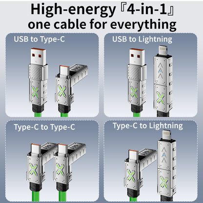 USB TYPE-C 4 IN 1 CABLE 1.5M 240W