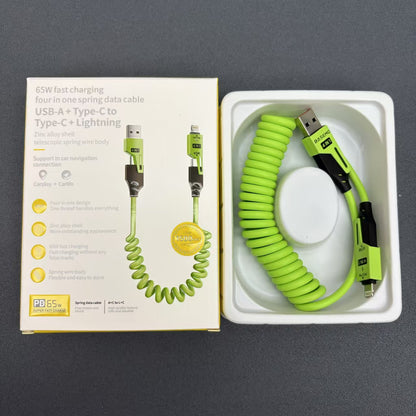 USB TYPE-C 4 IN 1 CABLE 1.5M 65W