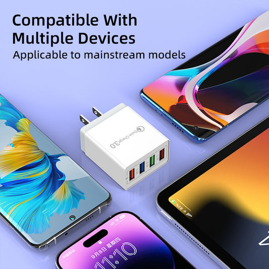 USB TYPE-C CHARGER 2.4A 4-PORT