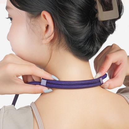 ADJUSTABLE PHONE LANYARD WITH STAINLESS STEEL PATCH