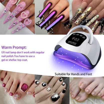 New X19Max Nail Lamp with High Power 320W Nail Dryer for Quick Drying Nail Polish and Gel Polish LED Phototherapy Machine
