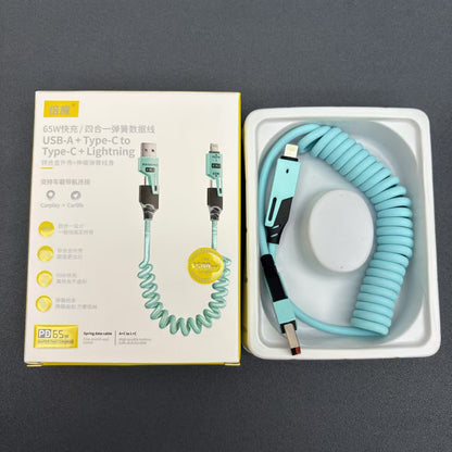 USB TYPE-C 4 IN 1 CABLE 1.5M 65W