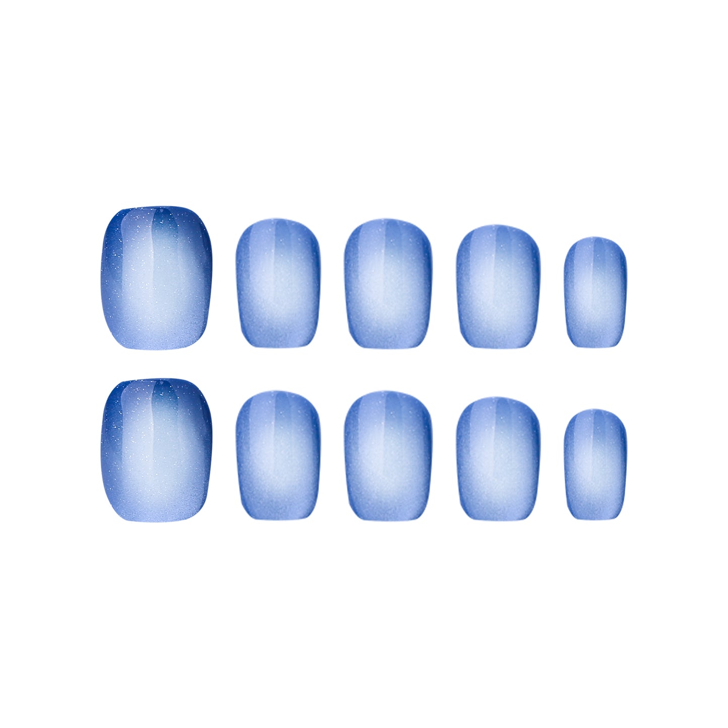 Squoval-Short Nail-Cat's Eye    (10pcs) OMDXX082