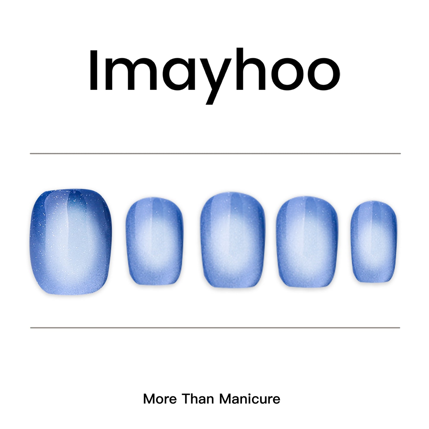 Squoval-Short Nail-Cat's Eye    (10pcs) OMDXX082
