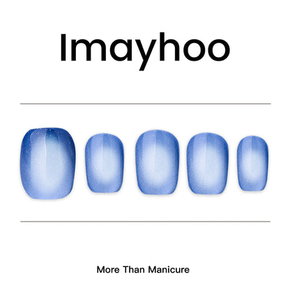 Squoval-Short Nail-Cat's Eye    (10pcs) OMDXX082