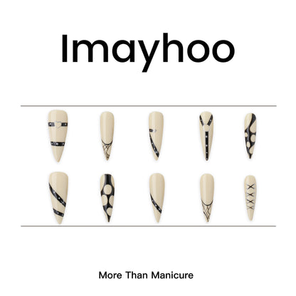 Stiletto-Long Nail-Halloween (10 pcs) OMGXX0166