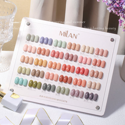 MILAN 30 Colors Gel Nail Polish Kit 15ml/pcs (with Display Board)