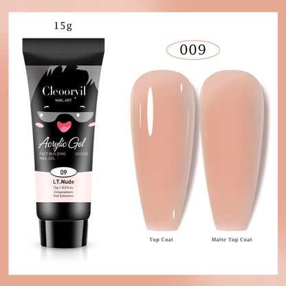 12 Colors Nail Extension Gel Kit