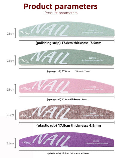 Various Styles(100-4000Grit) Nail File Kit