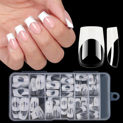 120 PCS French Tip Press On Nails