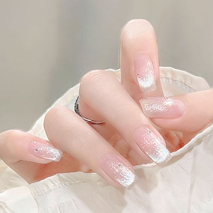Cat's Eye Gel Polish White Crystal Color Nail Art 7.3ml/pcs