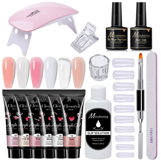 15PCS Poly Extension Gel Manicure Kit