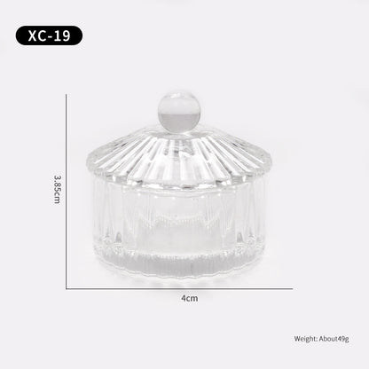 Multi-shaped Nail Art Acrylic Liquid Power Dappen Dish with Lid