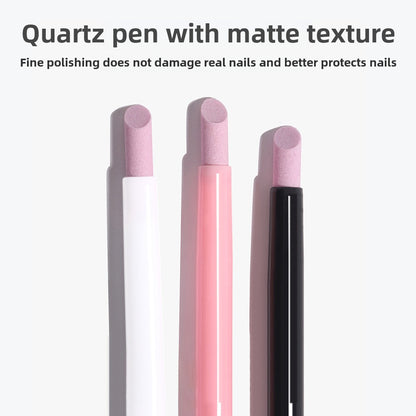 3PCS Stone Sanding Nail File Tools