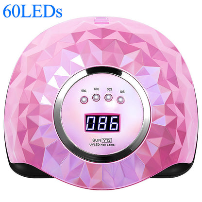 Powerful 60 LEDs LED Nail Lamp with LCD Display And 4 Timers Setting
