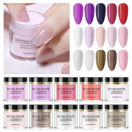 25 Colors Dipping Powder 10g/pcs