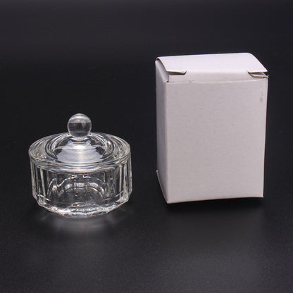 Multi-shaped Nail Art Acrylic Liquid Power Dappen Dish with Lid