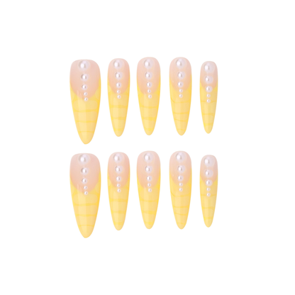 Stiletto-French Nail-Ombre (10pcs) OM30XX018