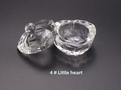 Multi-shaped Nail Art Acrylic Liquid Power Dappen Dish with Lid