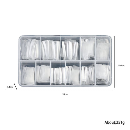 Mat nail tips duck shape 504 pcs/box