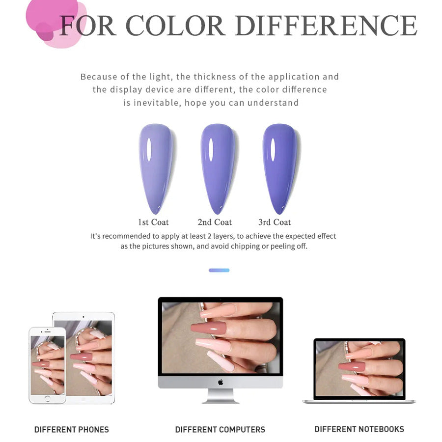XEIJAYI 18 Colors Large Capacity Nail Phototherapy Poly Gel 150g