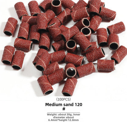 50/ 100PCS Sanding Bands for Electric Nail Drill 80#120#180#240#