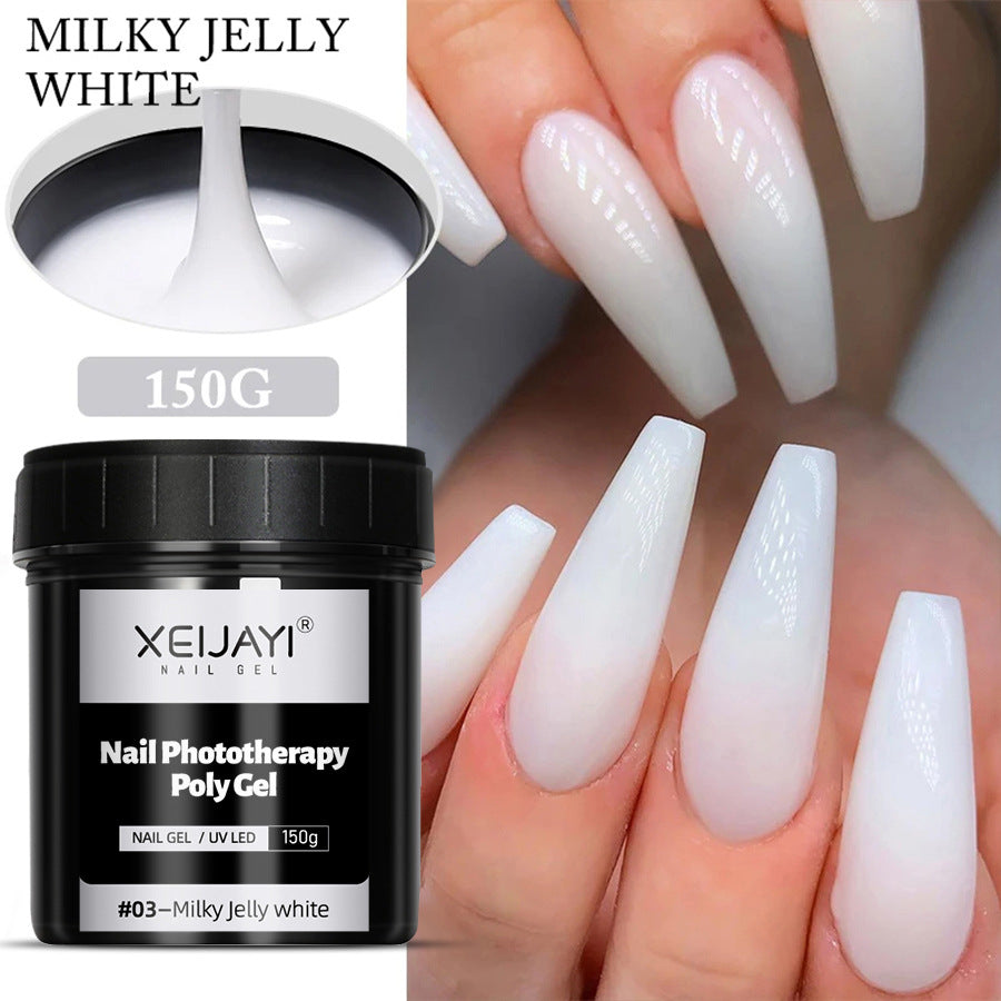 XEIJAYI 18 Colors Large Capacity Nail Phototherapy Poly Gel 150g