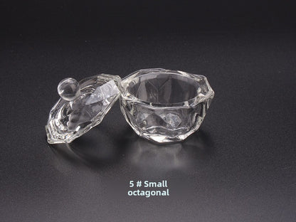 Multi-shaped Nail Art Acrylic Liquid Power Dappen Dish with Lid