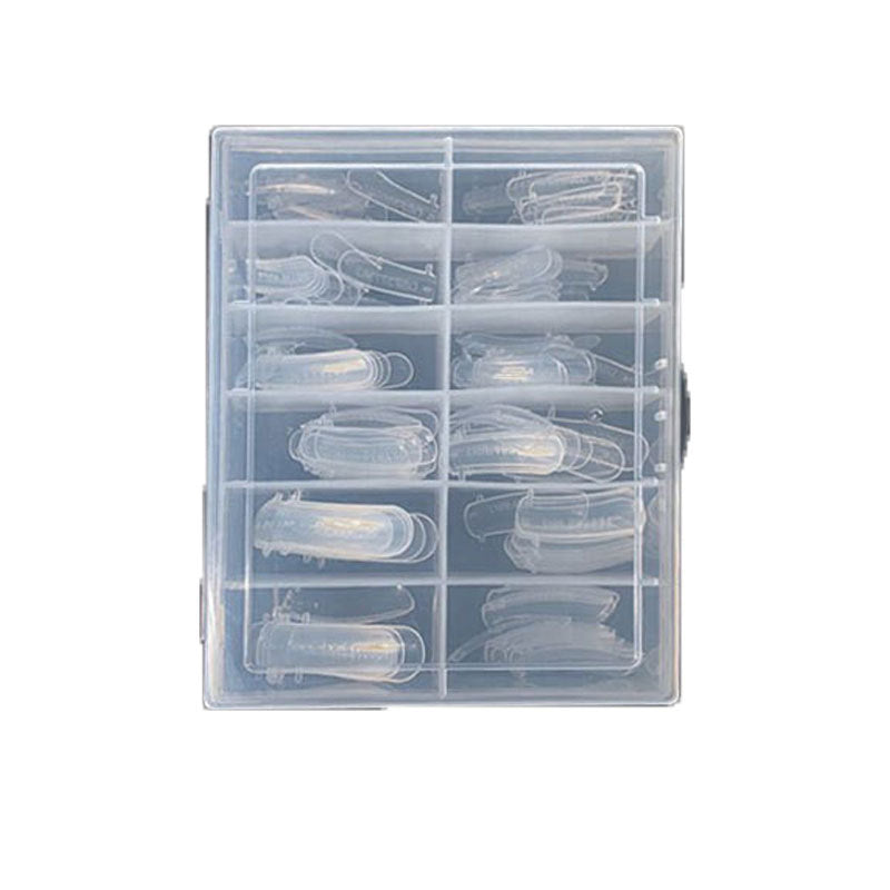 120PCS Nail Dual Forms 15 Size Extension Acrylic Nail Molds Sets