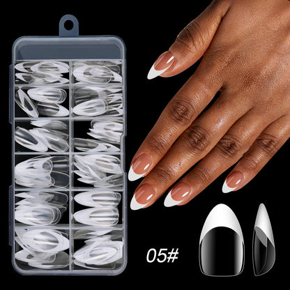 120 PCS French Tip Press On Nails