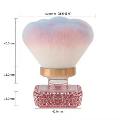 6 Colors Nails Dust brush